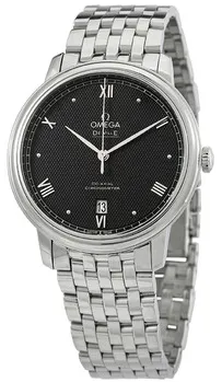 Omega De Ville 424.10.40.20.01.002 39mm Stainless steel Black