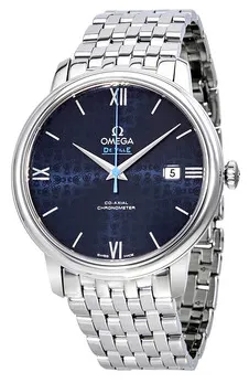 Omega De Ville Prestige 424.10.40.20.03.003 39mm Stainless steel Blue