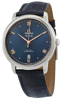 Omega De Ville 424.13.40.20.03.004 39mm Stainless steel Blue