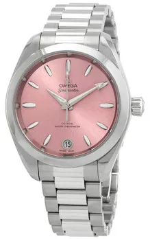 Omega Aqua Terra 220.10.34.20.10.003 34mm Stainless steel Pink