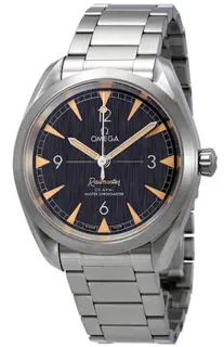 Omega Railmaster 220.10.40.20.01.001 Stainless steel Black