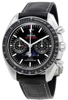 Omega Speedmaster Professional Moonwatch Moonphase 304.33.44.52.01.001 44mm Stainless steel Black