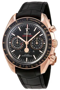 Omega Speedmaster Professional Moonwatch Moonphase 304.63.44.52.01.001 44.25mm Yellow gold Black