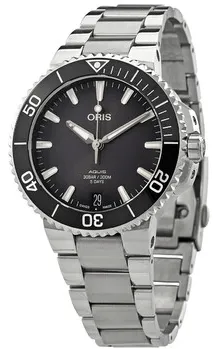 Oris Aquis 01 400 7769 4154-07 8 22 09PEB 41mm Stainless steel Gray