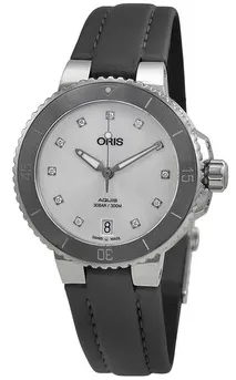 Oris Aquis 01 733 7731 4191-07 5 18 45FC 36mm Stainless steel White