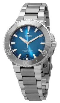 Oris Aquis 01 733 7732 4155-07 8 21 05PEB 39mm Stainless steel Blue