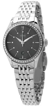 Oris Artelier 01 561 7722 4953-07 8 14 79 28mm Stainless steel Gray