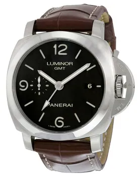 Panerai Luminor 1950 3 Days GMT Automatic PAM 00320 44mm Stainless steel Black