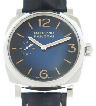 Panerai Luminor Base PAM 01144 42mm Stainless steel Blue