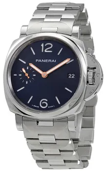 Panerai Luminor Marina PAM 01123 38mm Stainless steel Blue