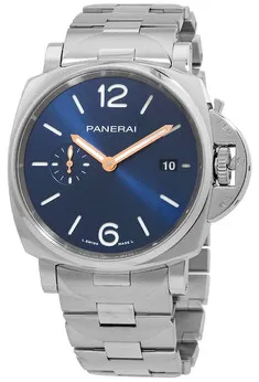 Panerai Luminor Marina PAM 01124 42mm Stainless steel Blue