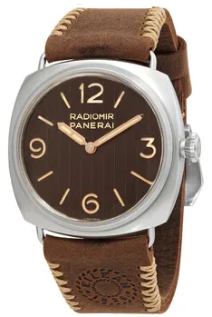 Panerai PAM01243 45mm Stainless steel Brown