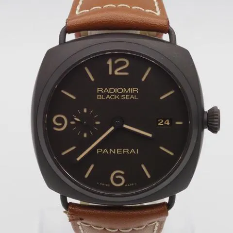 Panerai Radiomir Black Seal 3 Days Aut PAM 00505 45mm Ceramic Brown