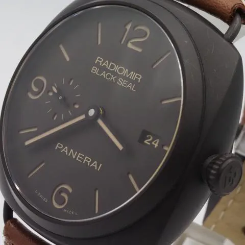 Panerai Radiomir Black Seal 3 Days Aut PAM 00505 45mm Ceramic Brown 4