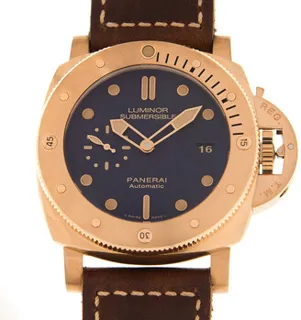 Panerai Submersible PAM 00671 Bronze and Titanium Blue