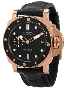 Panerai Submersible PAM 00974 42mm Rose gold Black