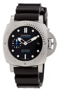 Panerai Submersible PAM02973 42mm Stainless steel Black