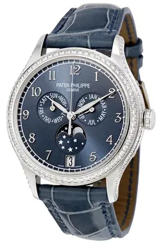 Patek Philippe Annual Calendar 4947G-001 38mm White gold and Diamond Blue