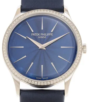 Patek Philippe Calatrava 4997/200G-001 35mm White gold Blue