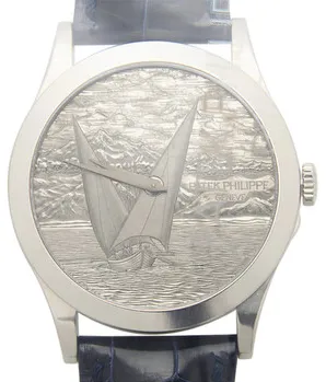 Patek Philippe Calatrava 5089G-015 38mm White gold Silver