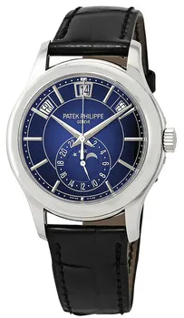 Patek Philippe Annual Calendar 5205G-013 40mm White gold Blue