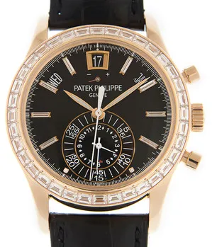 Patek Philippe Annual Calendar Chronograph 5961R-010 40mm Rose gold Black