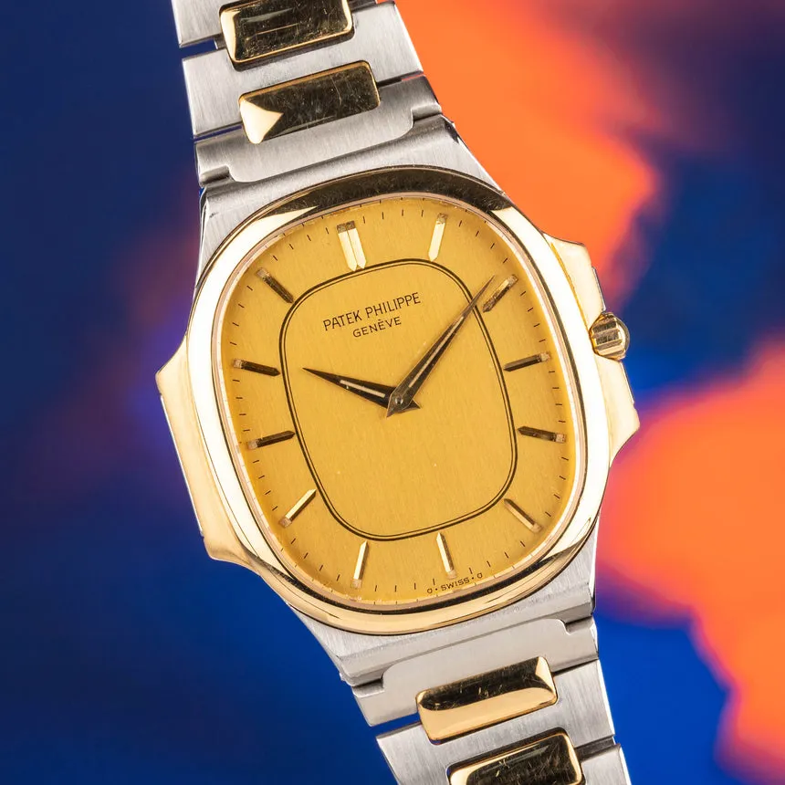 Patek Philippe Nautilus 3770 35mm Yellow gold and Stainless steel Orange