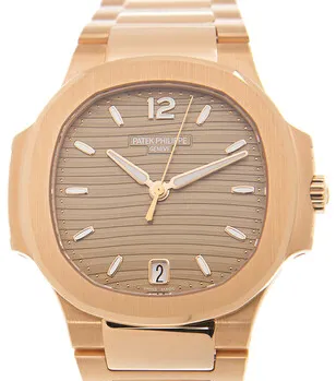 Patek Philippe Nautilus 7118/1R-010 35mm Rose gold Brown