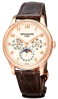 Patek Philippe Perpetual Calendar 5327R 39mm Rose gold Ivory lacquered