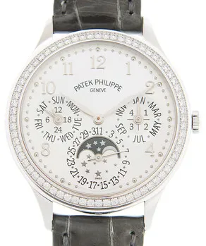 Patek Philippe Perpetual Calendar 7140G-001 35mm White gold Silver