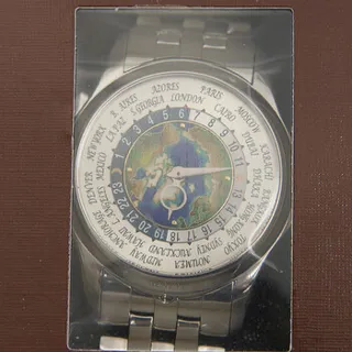 Patek Philippe World Time 5131/1P-001 Platinum Silver