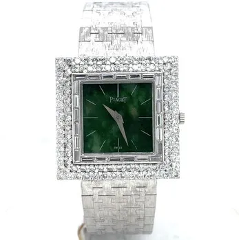 Piaget Vintage 9209A67 27mm White gold Green