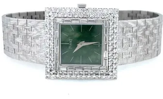 Piaget Vintage 9209A67 27mm White gold Green 4