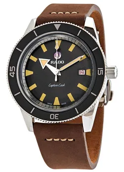 Rado Captain Cook R32505305 42mm Stainless steel Brown