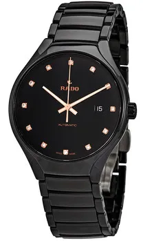 Rado True R27056732 40mm Black ceramic Black