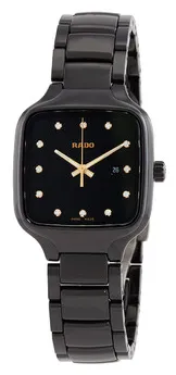 Rado True Square R27080702 29mm Black ceramic Black