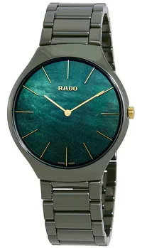 Rado True Thinline R27006912 39mm Ceramic and PVD Green