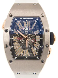 Richard Mille RM 037 RM037 AO WG 52mm Stainless steel Silver