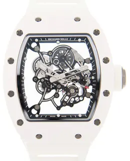 Richard Mille RM 055 RM055 WHITE Ceramic Skeletonized