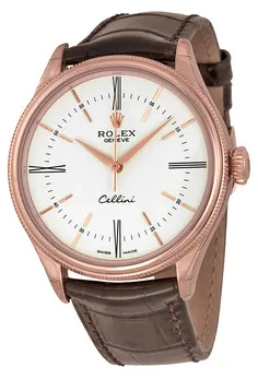 Rolex Cellini 50505WSRL 39mm Rose gold White