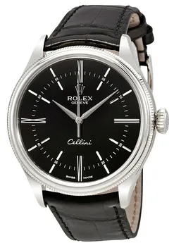 Rolex Cellini 50509BKSL 39mm White gold Black