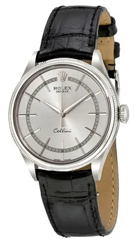 Rolex Cellini 50509SSL 39mm White gold Silver