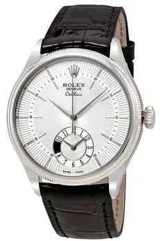 Rolex Cellini 50529SSBKL 39mm White gold Silver