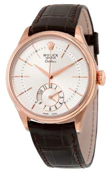 Rolex Cellini 50525SSBRL 39mm Rose gold Silver