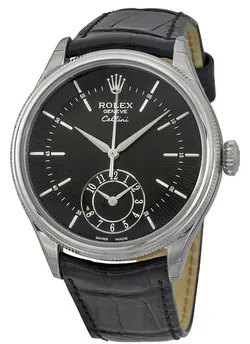 Rolex Cellini 50529BKSBKL 39mm White gold Black