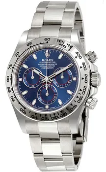 Rolex Cosmograph Daytona 116509BLSO 40mm 18kt white gold Blue