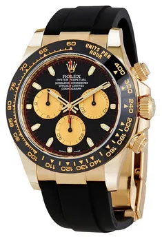 Rolex Cosmograph Daytona 116518LN 40mm Yellow gold Black