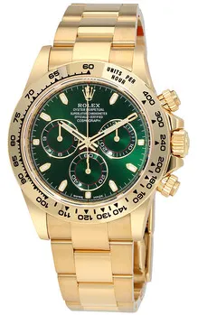 Rolex Cosmograph Daytona M116508-0013 nullmm Yellow gold Green