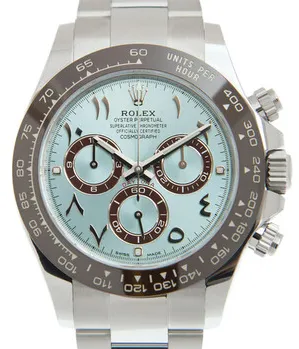 Rolex Cosmograph Daytona 116506-Arab 40mm Platinum Blue