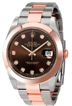 Rolex Datejust 126301CHDO 41mm Stainless steel Brown